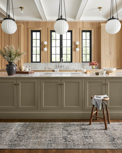 Jean Stoffer Katherine 05 Rug- Graphite/Jade - Chapin Furniture