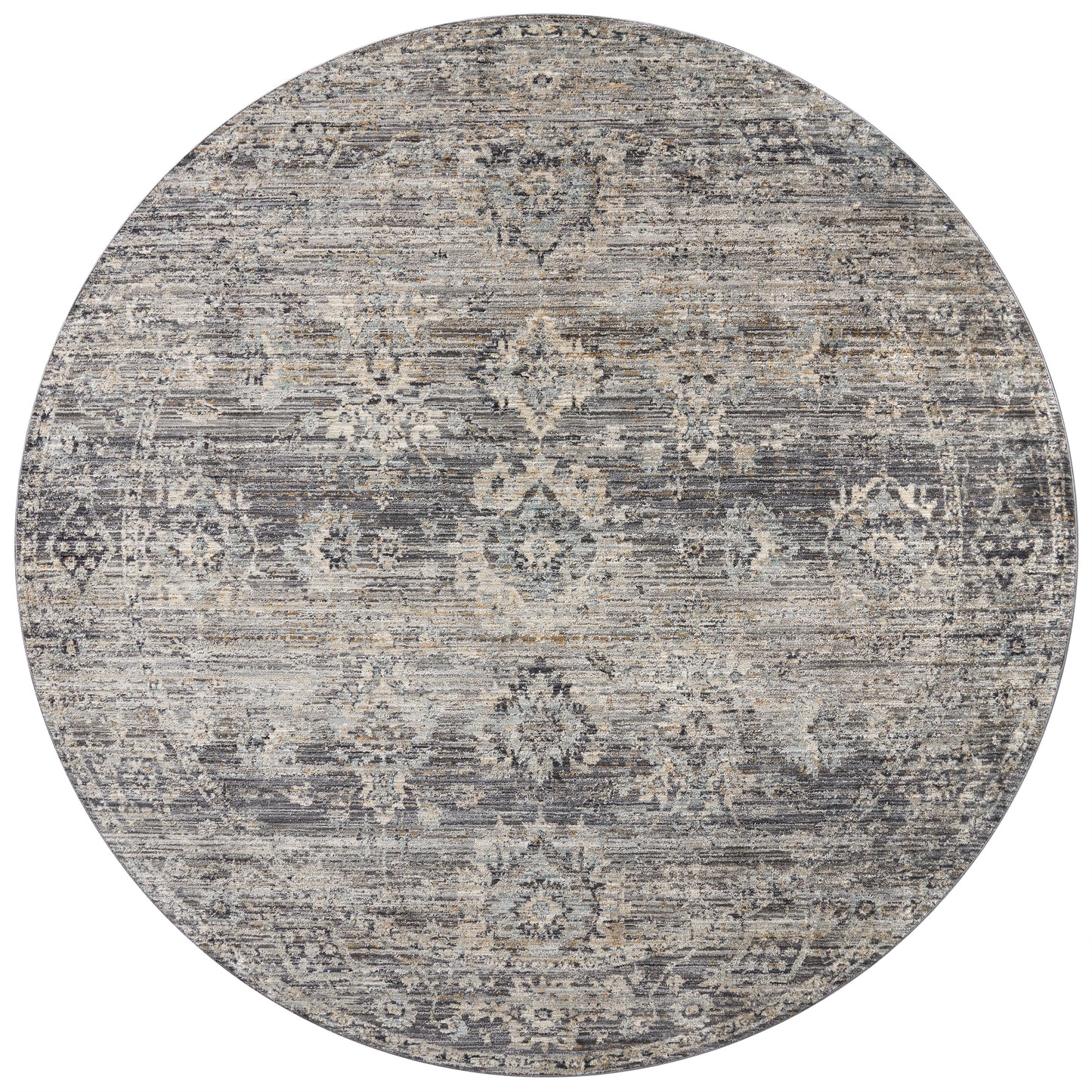 Jean Stoffer Katherine 05 Rug- Graphite/Jade - Chapin Furniture