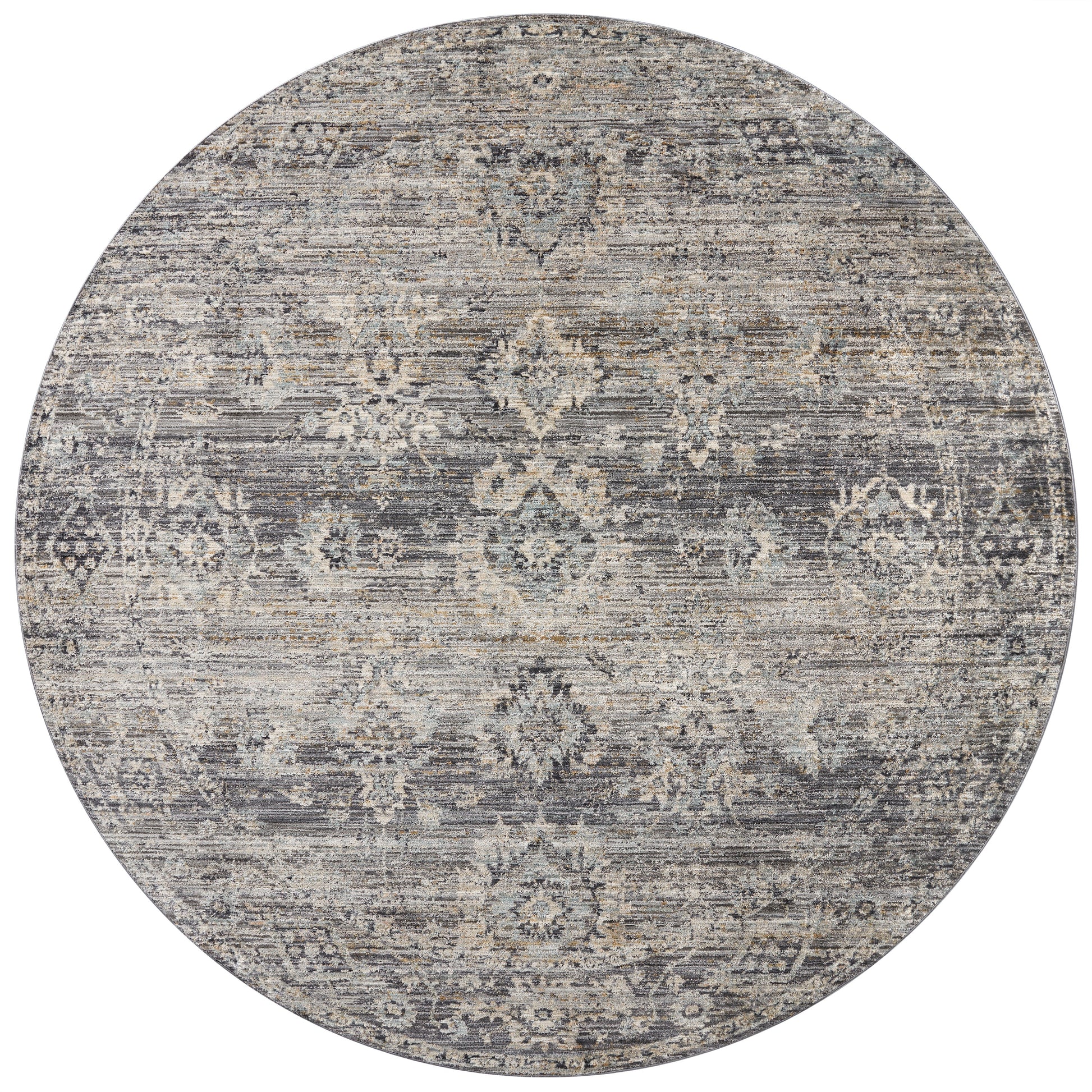 Jean Stoffer Katherine 05 Rug- Graphite/Jade - Chapin Furniture