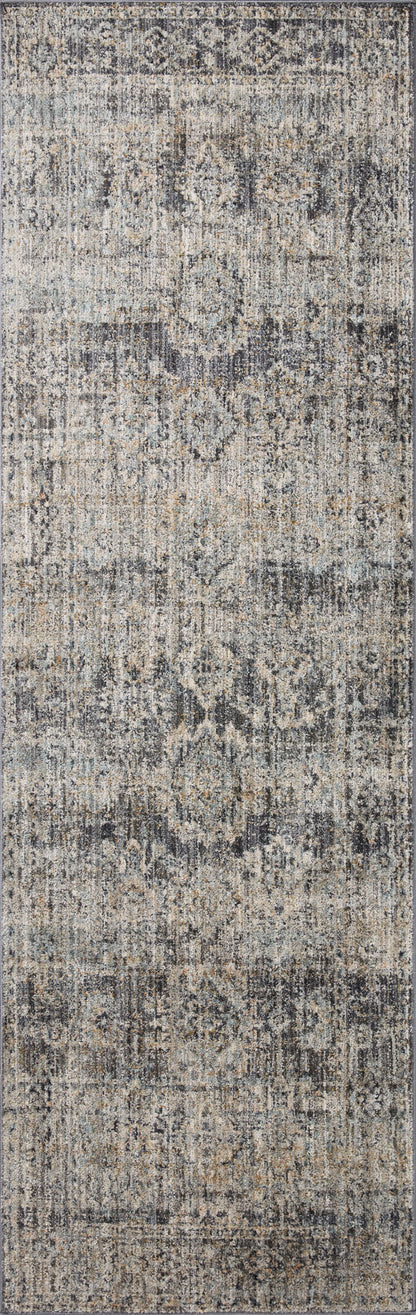 Jean Stoffer Katherine 05 Rug- Graphite/Jade - Chapin Furniture