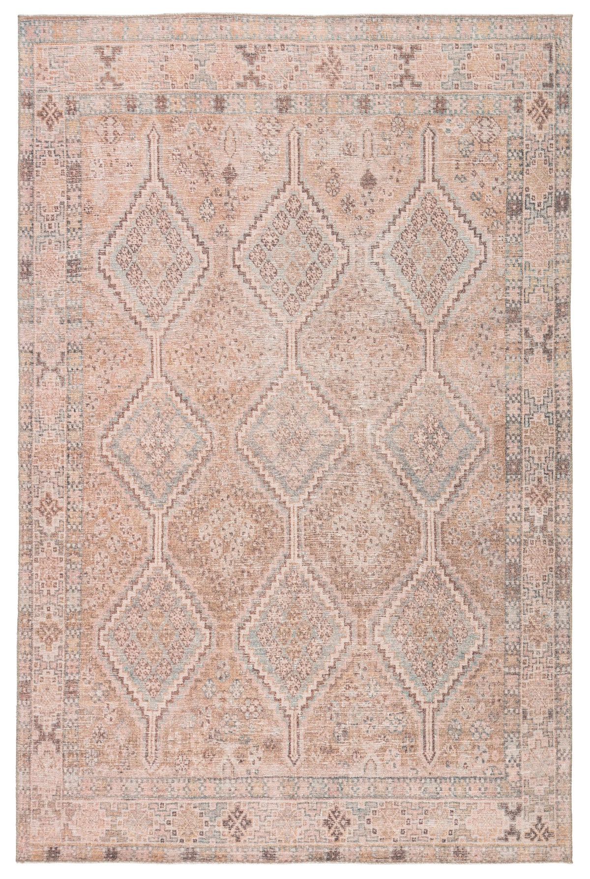 Kindred Marquesa KND01 Light Pink/Blue Rug - Chapin Furniture
