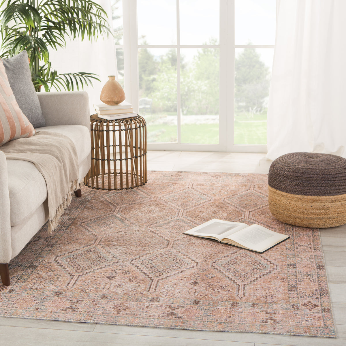 Kindred Marquesa KND01 Light Pink/Blue Rug - Chapin Furniture