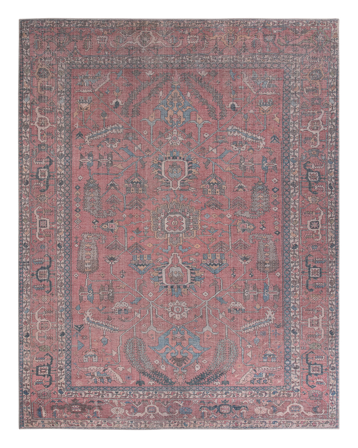 Kindred Galina KND08 Red/Blue Rug - Chapin Furniture