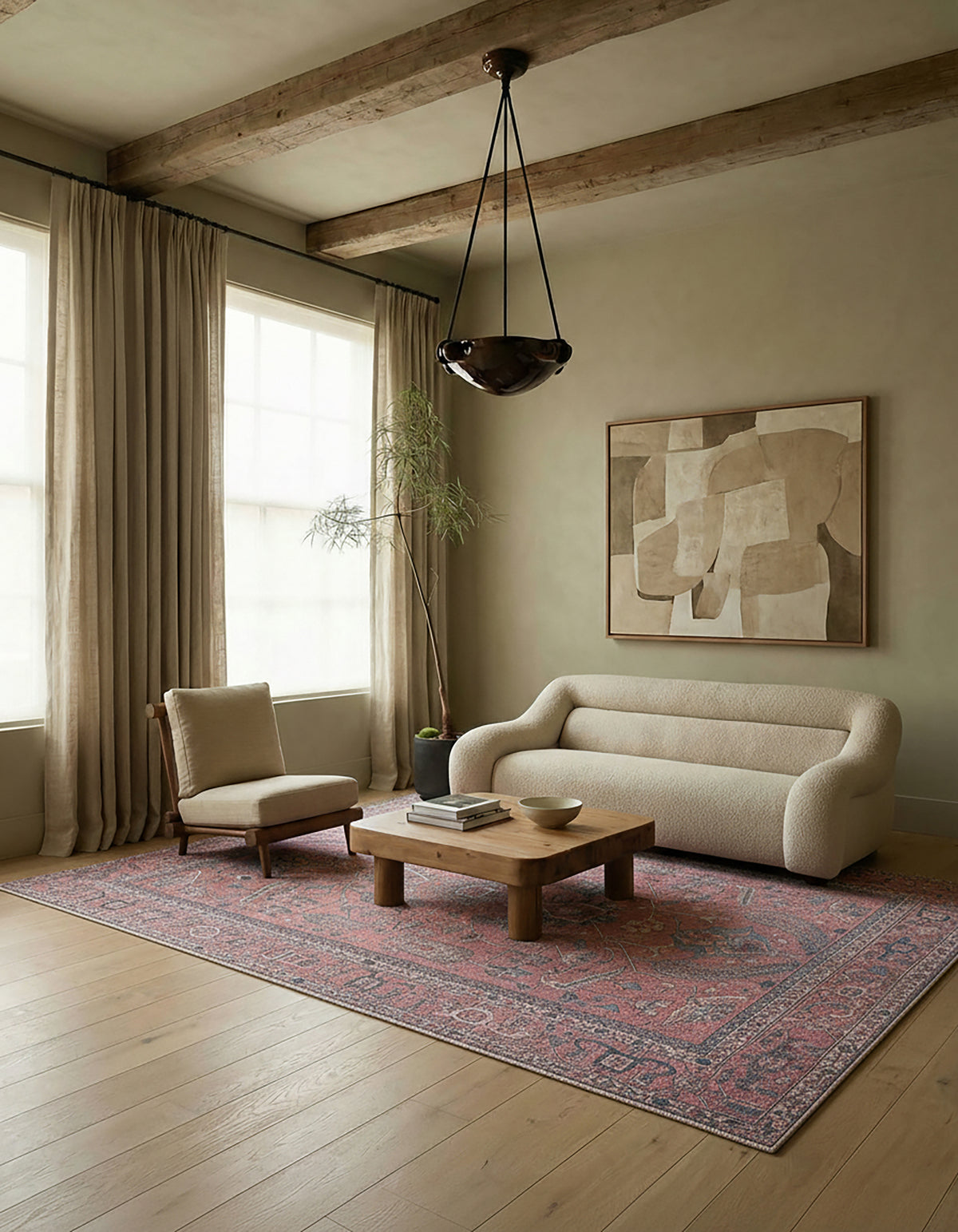 Kindred Galina KND08 Red/Blue Rug - Chapin Furniture