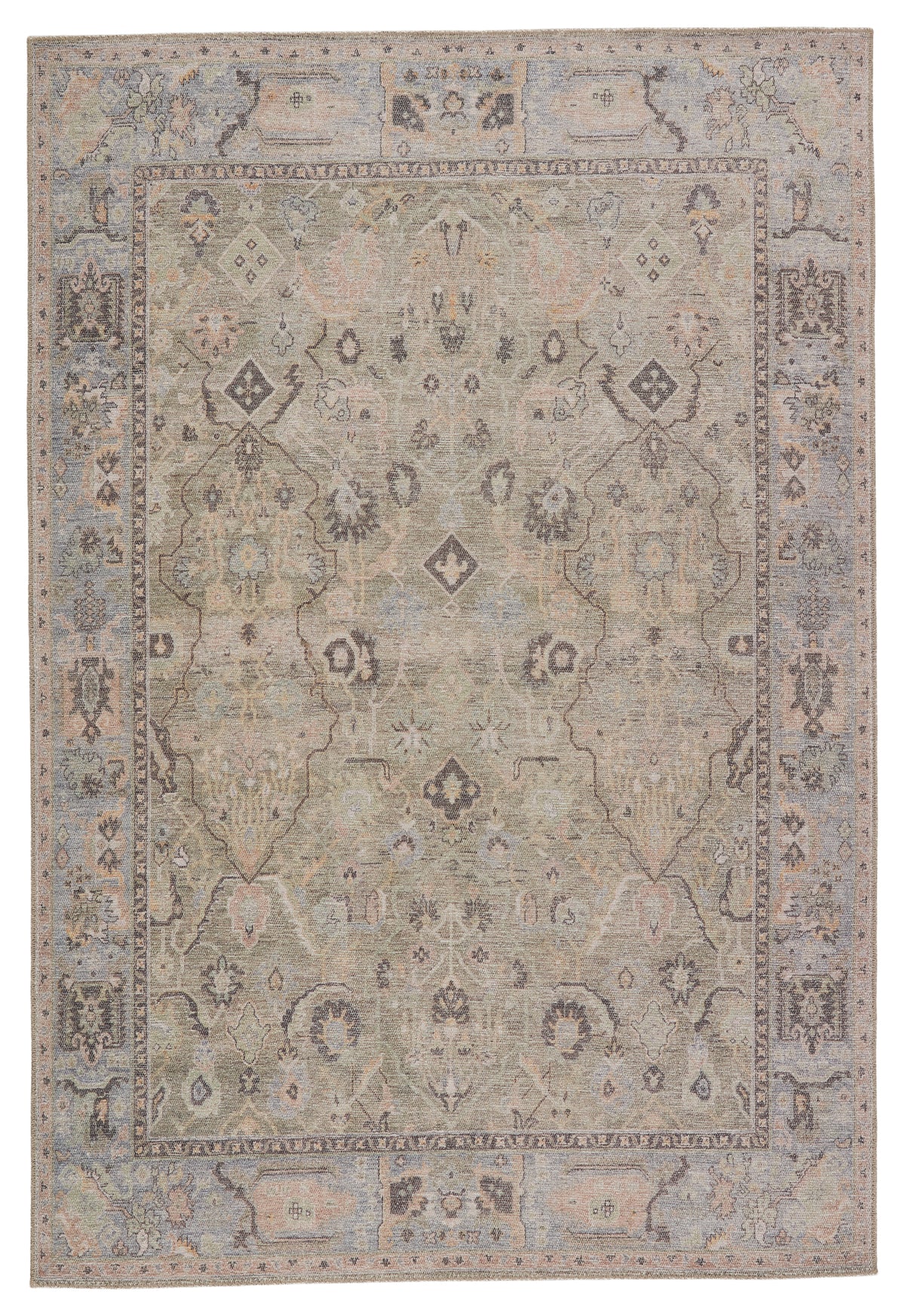 Kindred Avin KND09 Green/Blue Rug - Chapin Furniture