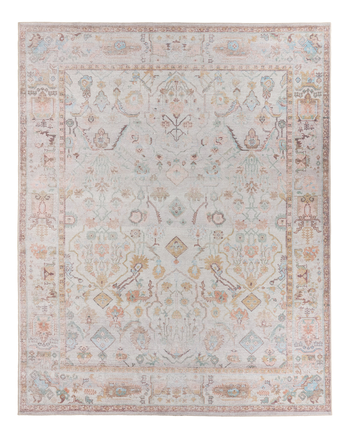 Kindred Avin KND11 Ivory/Blush Rug - Chapin Furniture