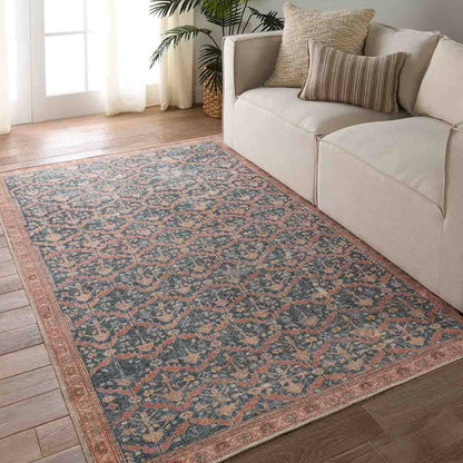 Kindred Meryem KND15 Navy/Rust Rug - Chapin Furniture