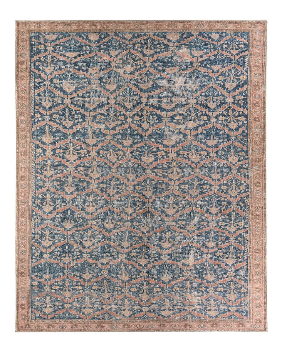 Kindred Meryem KND15 Navy/Rust Rug - Chapin Furniture