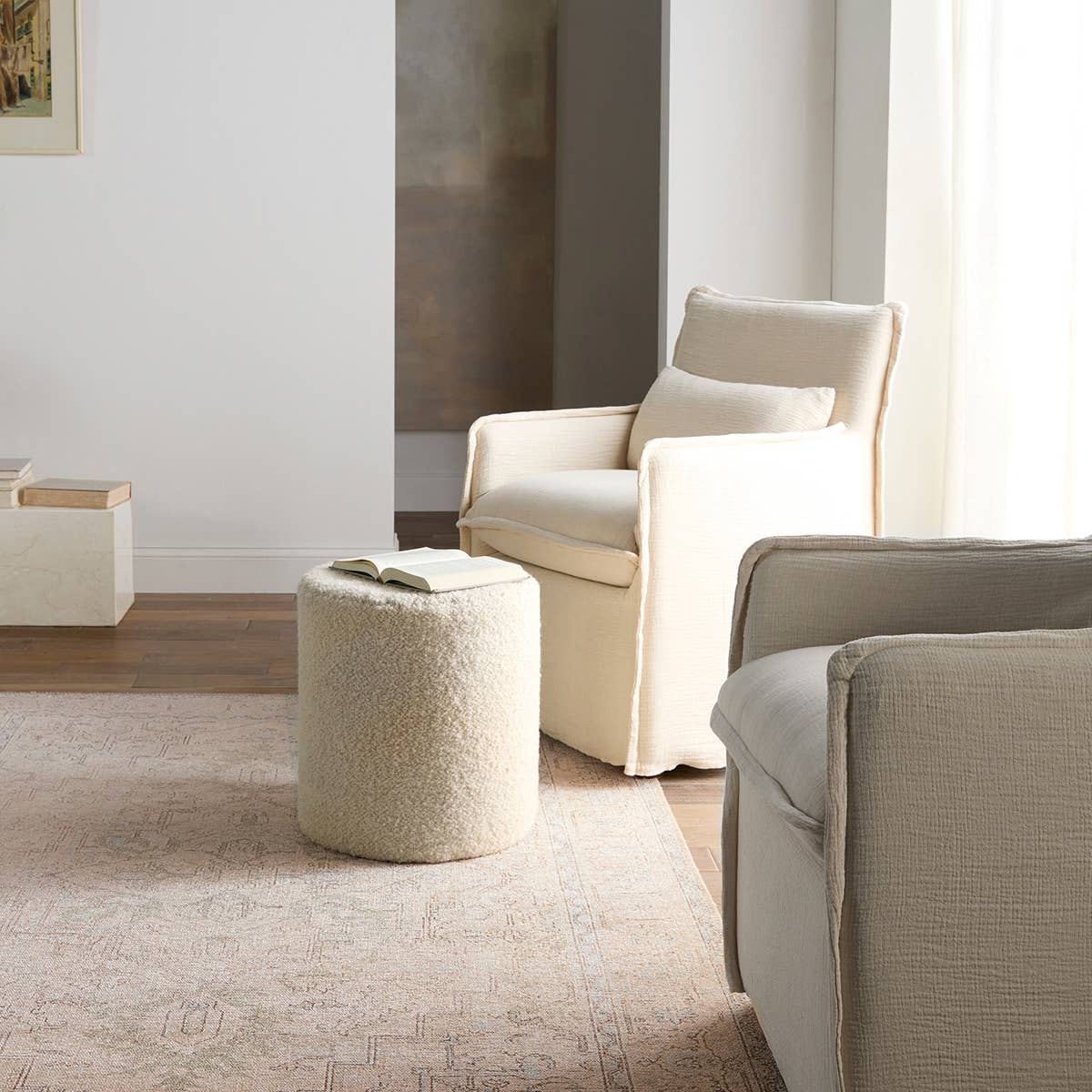 Kindred Josephine KND17 Beige/Light Blue Rug - Chapin Furniture