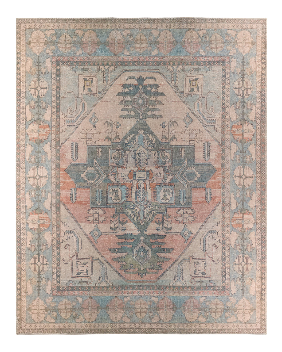 Kindred Savine KND19 Orange/Blue Rug - Chapin Furniture