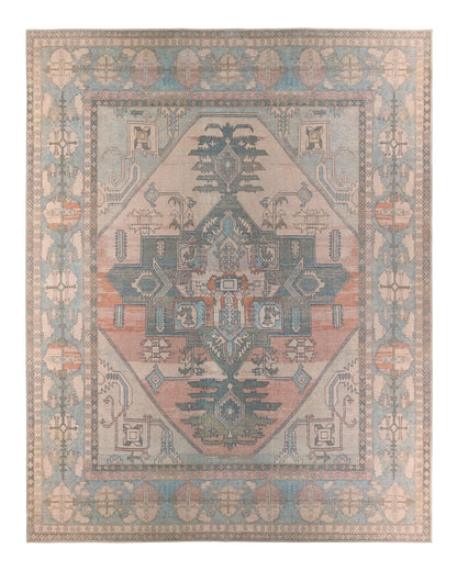 Kindred Savine KND19 Orange/Blue Rug - Chapin Furniture