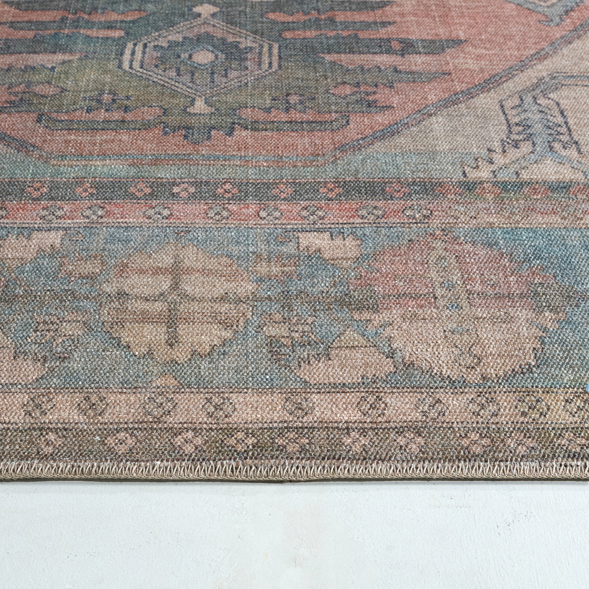 Kindred Savine KND19 Orange/Blue Rug - Chapin Furniture