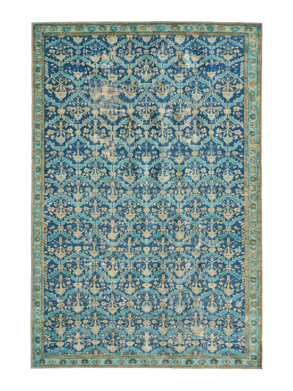 Kindred Meryem KND22 Blue/Green Rug - Chapin Furniture
