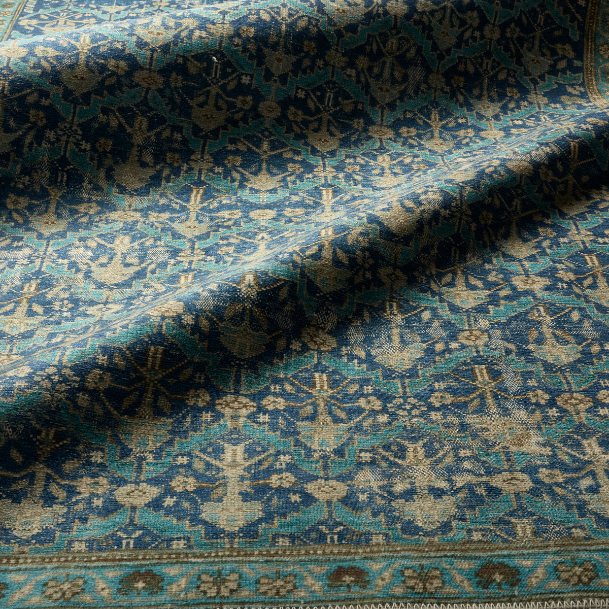 Kindred Meryem KND22 Blue/Green Rug - Chapin Furniture