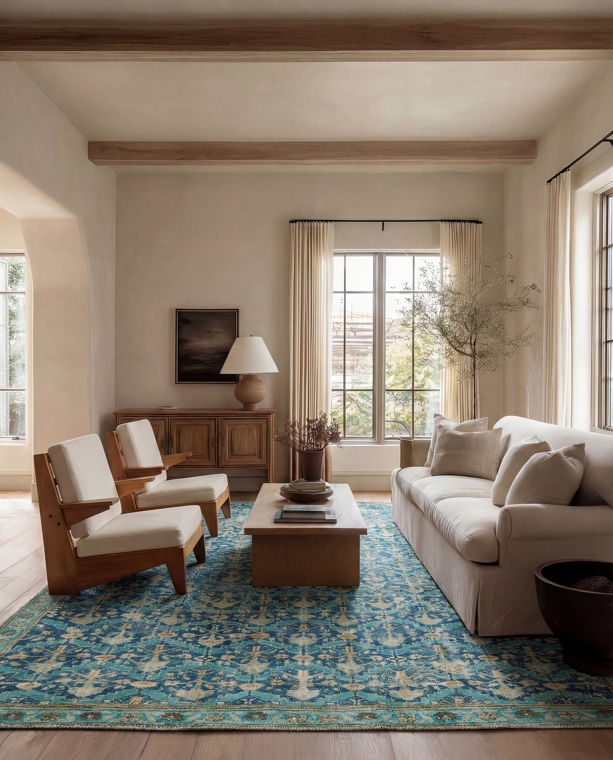 Kindred Meryem KND22 Blue/Green Rug - Chapin Furniture