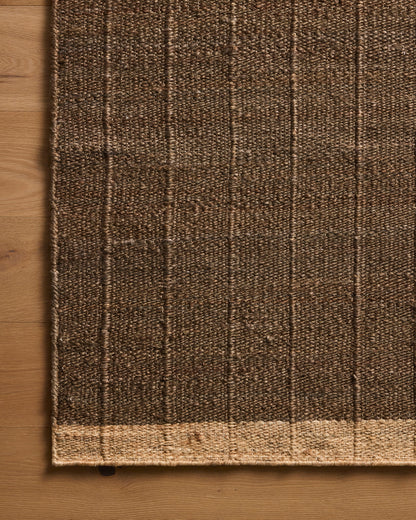 Magnolia Home Laken 01 Chocolate/Natural Rug - Chapin Furniture