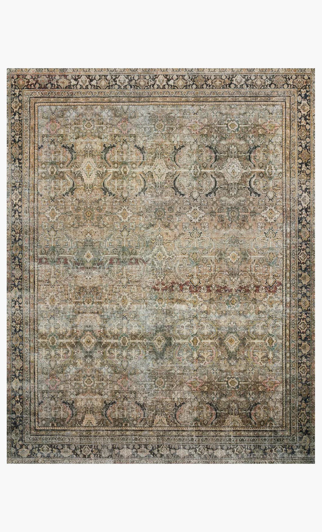 Loloi Layla Olive/Charcoal Rug - Chapin Furniture