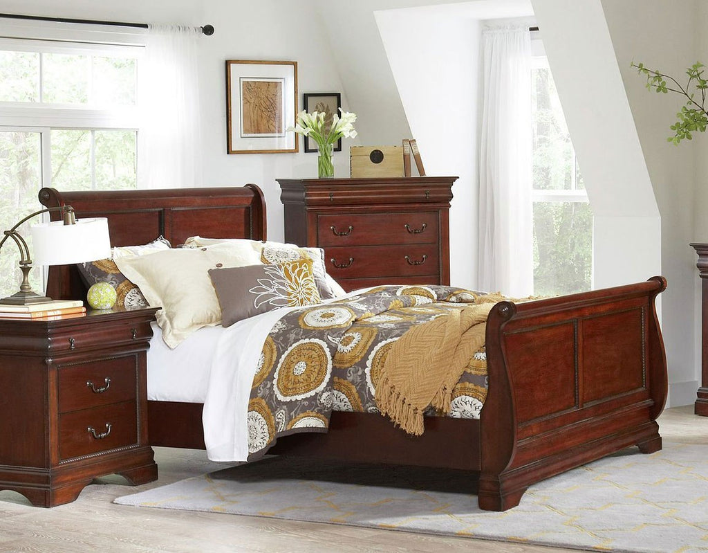 Chateau High Profile Sleigh Bed- Full - Chapin Furniture
