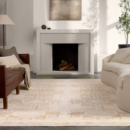 Lumal Barine LML01 Tan/Cream Rug - Chapin Furniture
