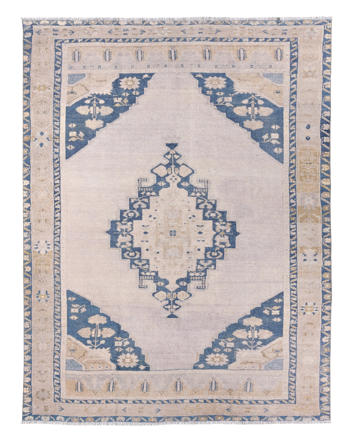 Lumal Debolo LML05 Tan/Blue Rug - Chapin Furniture