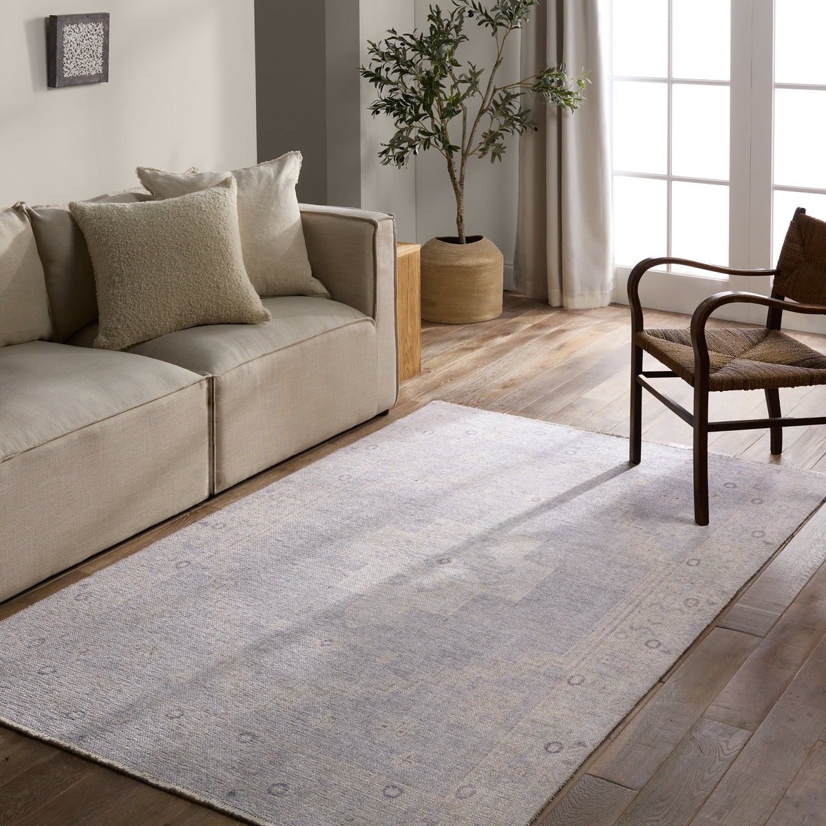 Lumal Wrein LML06 Blue/Gray Rug - Chapin Furniture