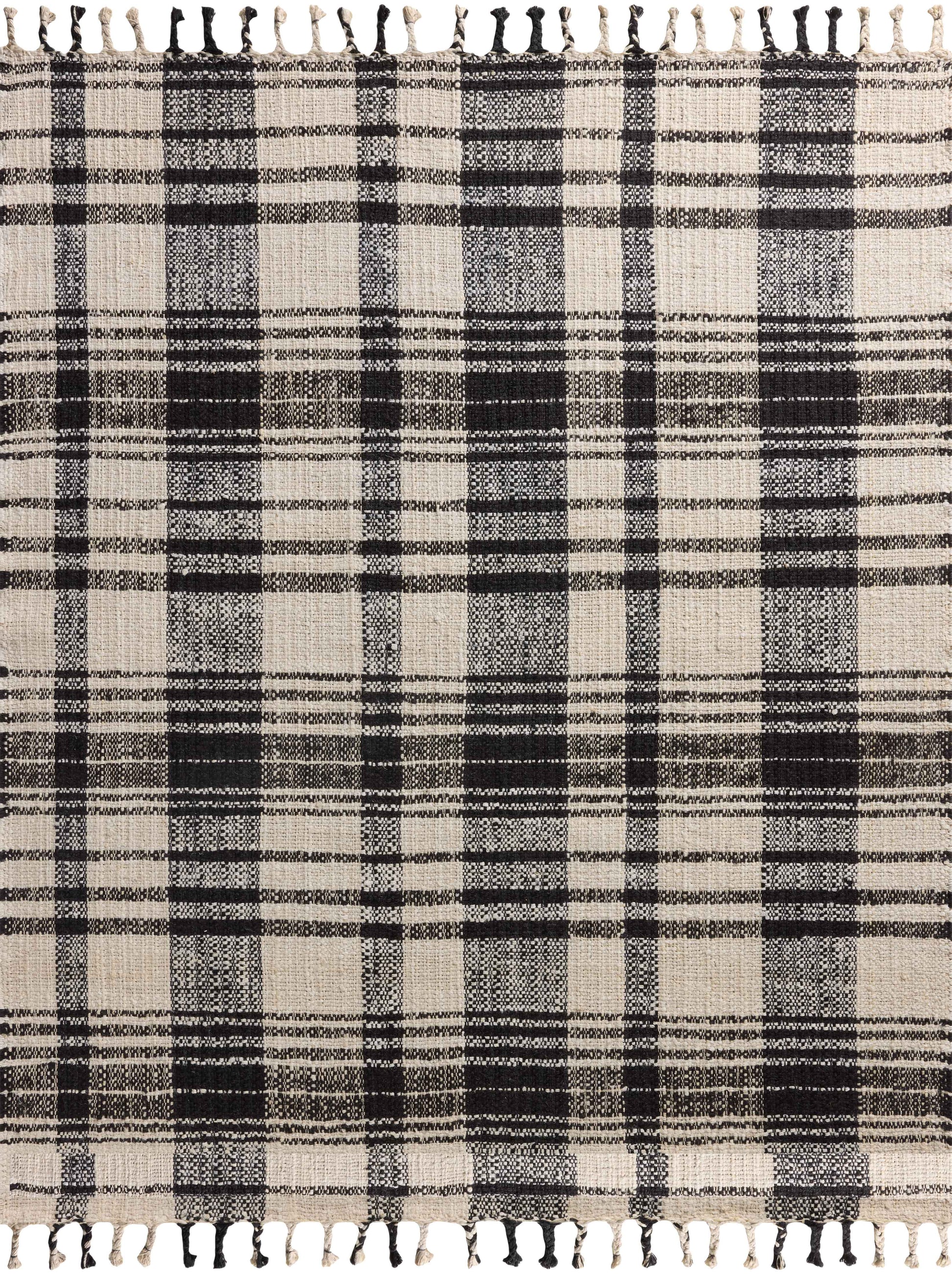 Magnolia Home Louie 04 Ivory/Black Rug - Chapin Furniture