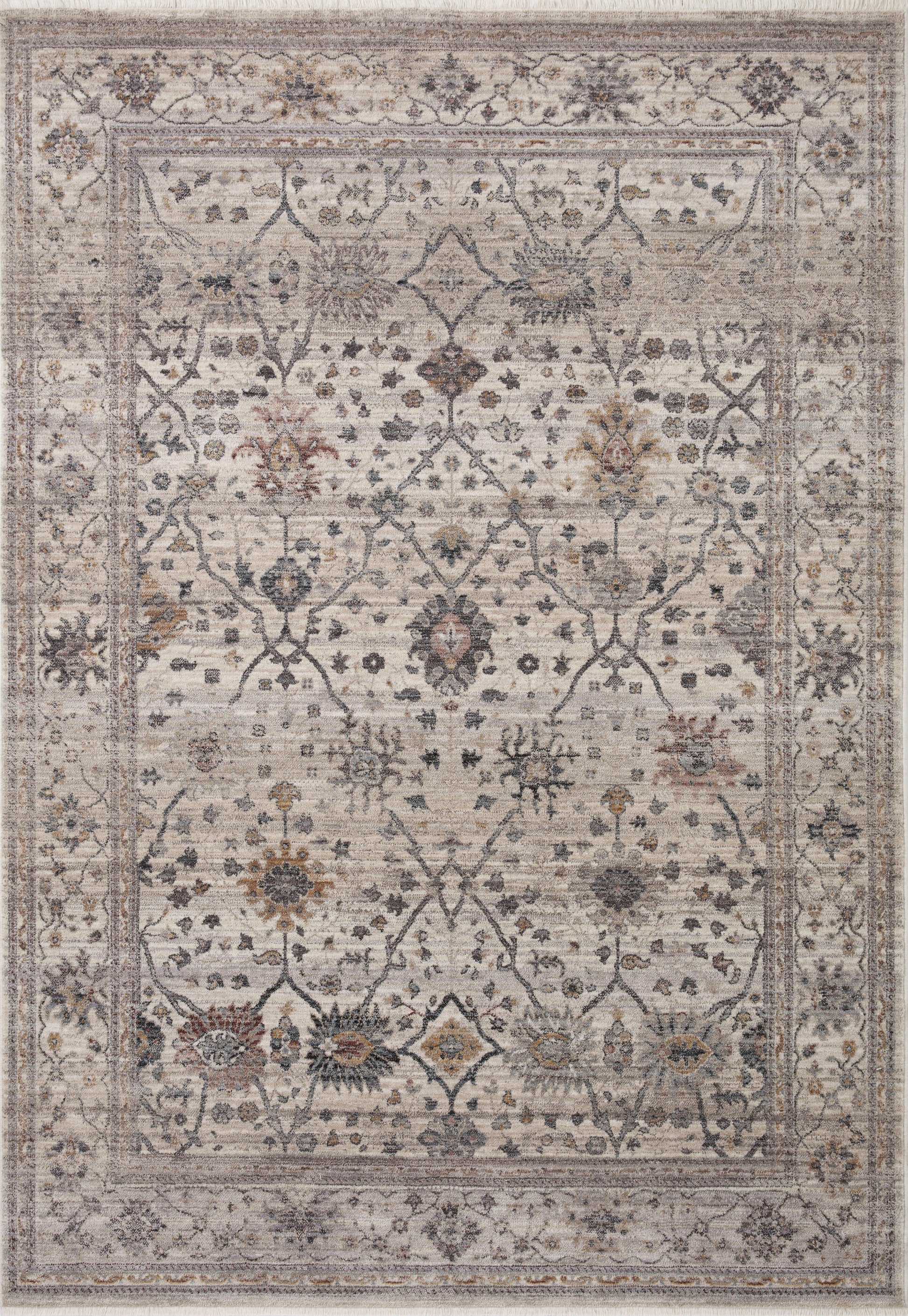 Lyra 04 Rug- Pebble/Multi - Chapin Furniture