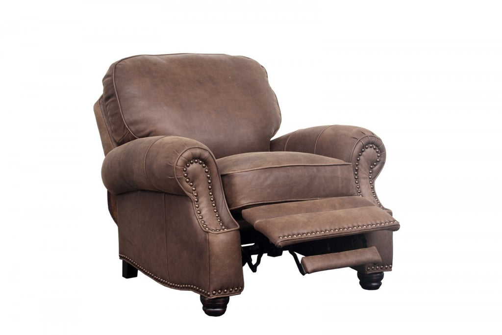 Longhorn Recliner in Chaps-Dark Sanded Bomber - Chapin Furniture