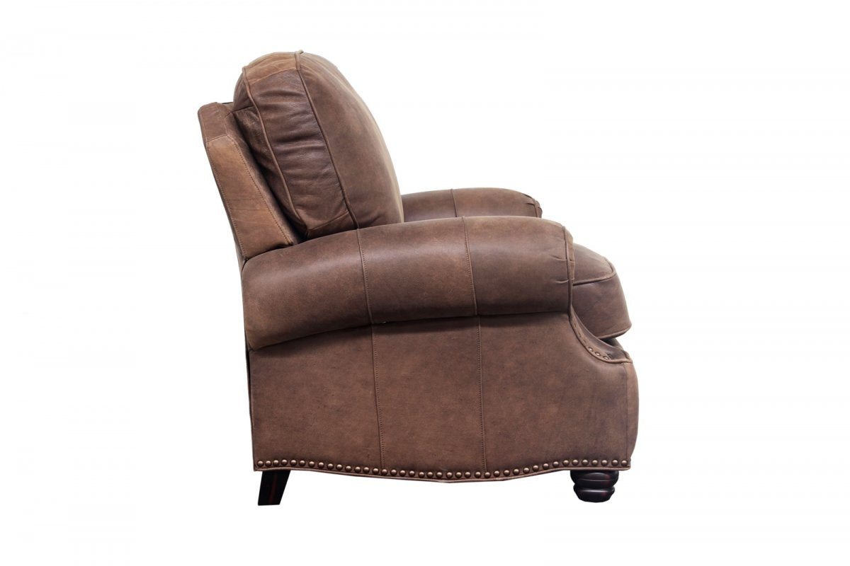 Longhorn Recliner in Chaps-Dark Sanded Bomber - Chapin Furniture