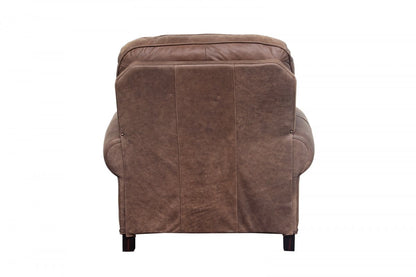 Longhorn Recliner in Chaps-Dark Sanded Bomber - Chapin Furniture