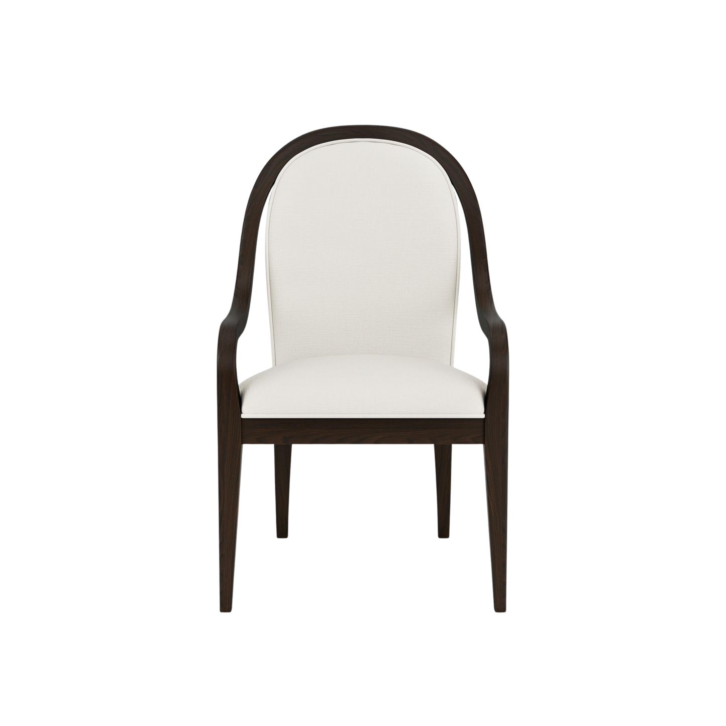 Lydia Curved Upholstered Arm Chair - Set of 2 - Chapin Furniture