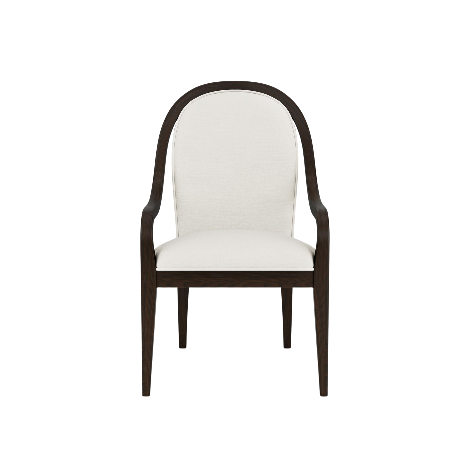 Lydia Curved Upholstered Arm Chair - Set of 2 - Chapin Furniture