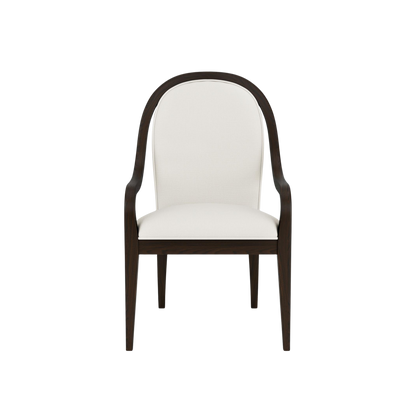 Lydia Curved Upholstered Arm Chair - Set of 2 - Chapin Furniture