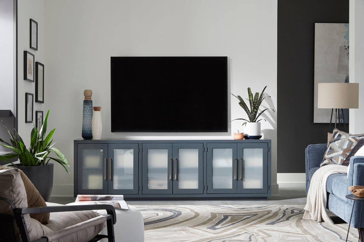 Perry Console With Doors & Hutch Option - Chapin Furniture