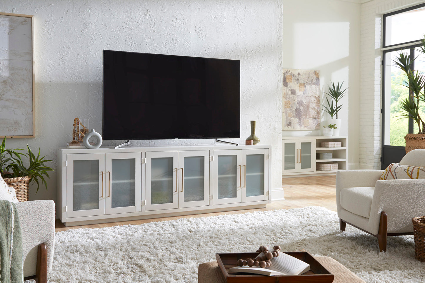 Perry Console With Doors & Hutch Option - Chapin Furniture