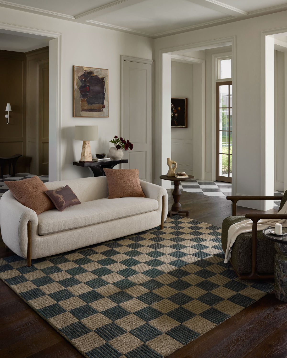 Brigette Romanek x Loloi Madi 04 Taupe/Navy Rug - Chapin Furniture