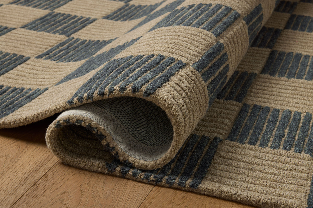 Brigette Romanek x Loloi Madi 04 Taupe/Navy Rug - Chapin Furniture