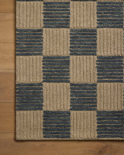Brigette Romanek x Loloi Madi 04 Taupe/Navy Rug - Chapin Furniture