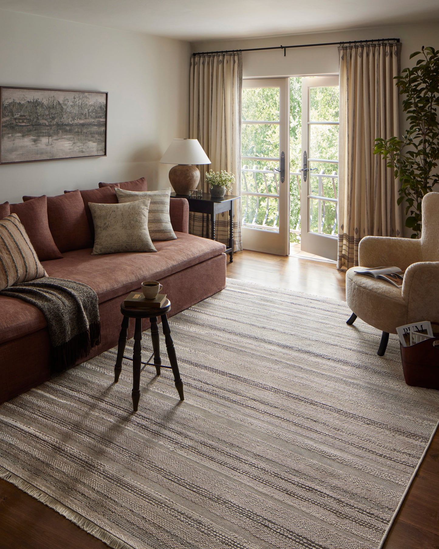 Amber Lewis Malibu 02 Ivory / Dove - Chapin Furniture