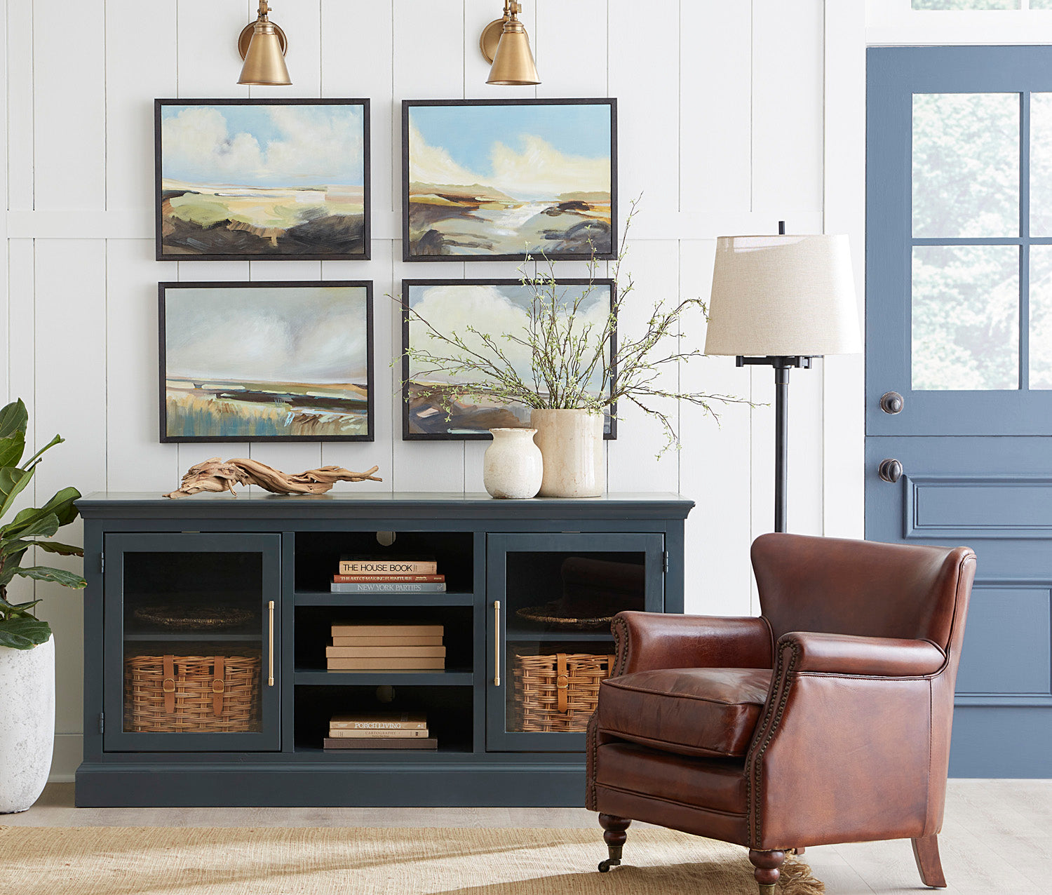 Byron 66" Console With 2 Doors - Chapin Furniture