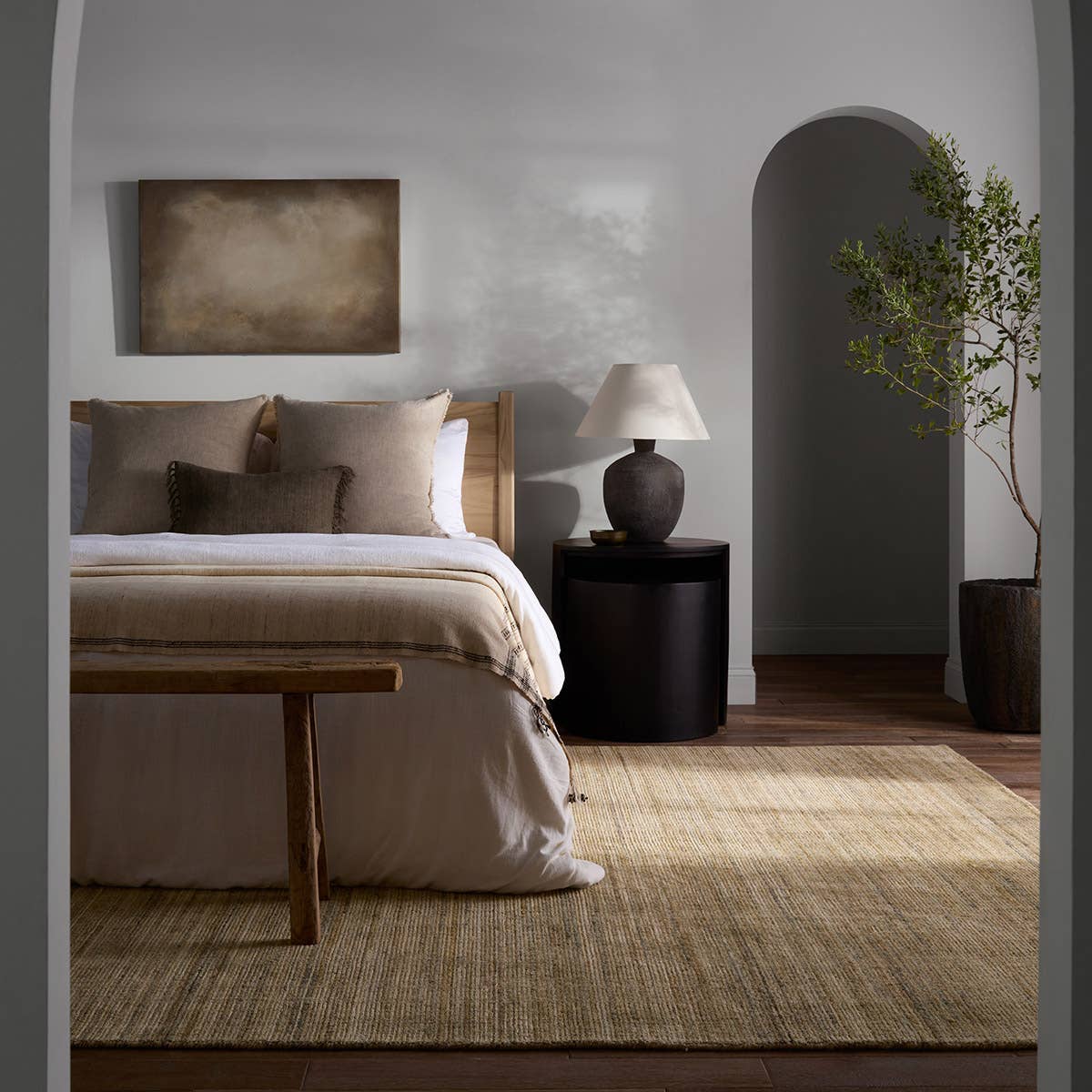 Madras Evenin MDS10 Brown/Cream Rug - Chapin Furniture