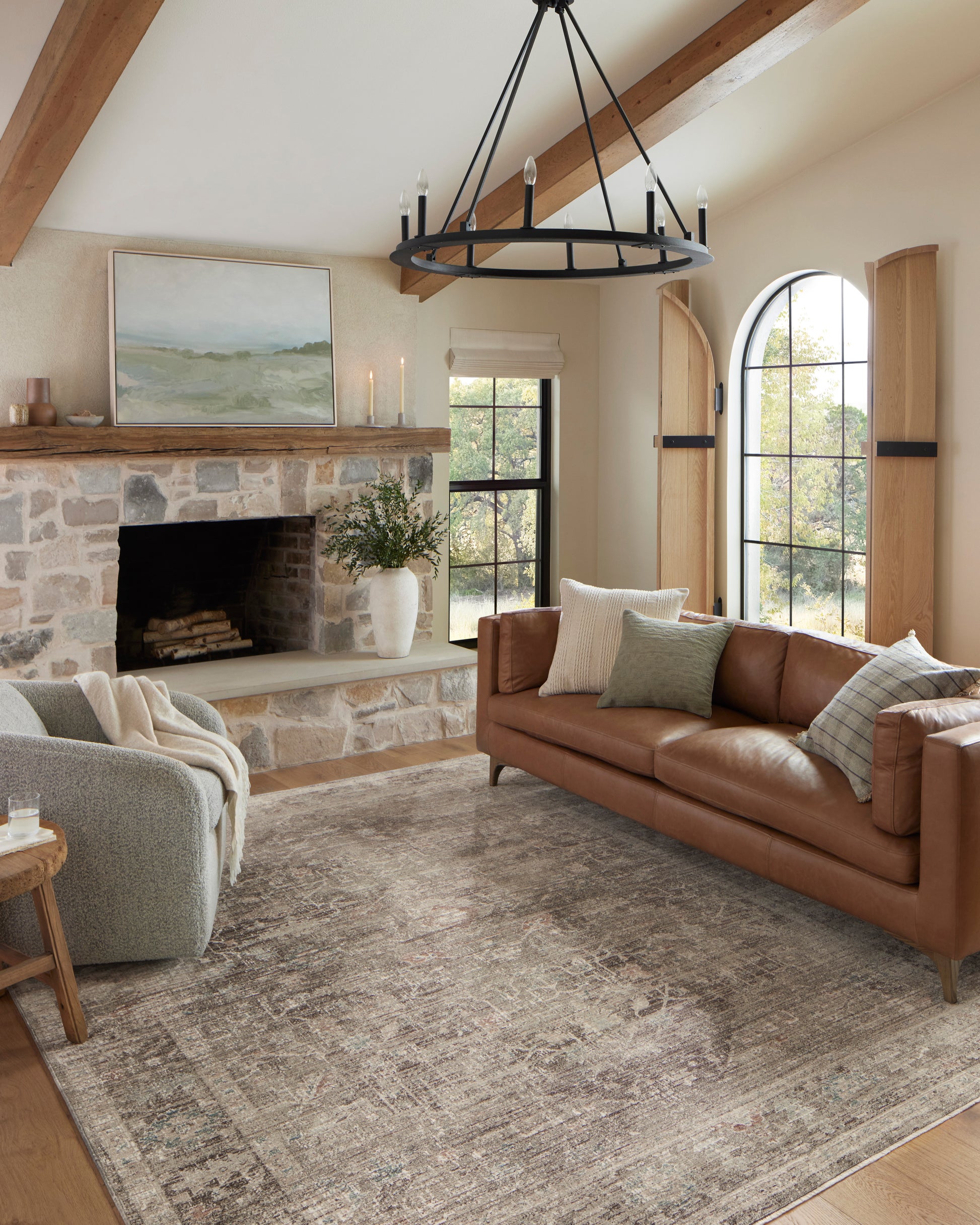 Magnolia Home Millie 03 Charcoal / Dove - Chapin Furniture