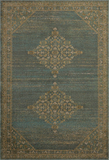 Magnolia Home Mona 04 Aqua / Wheat - Chapin Furniture