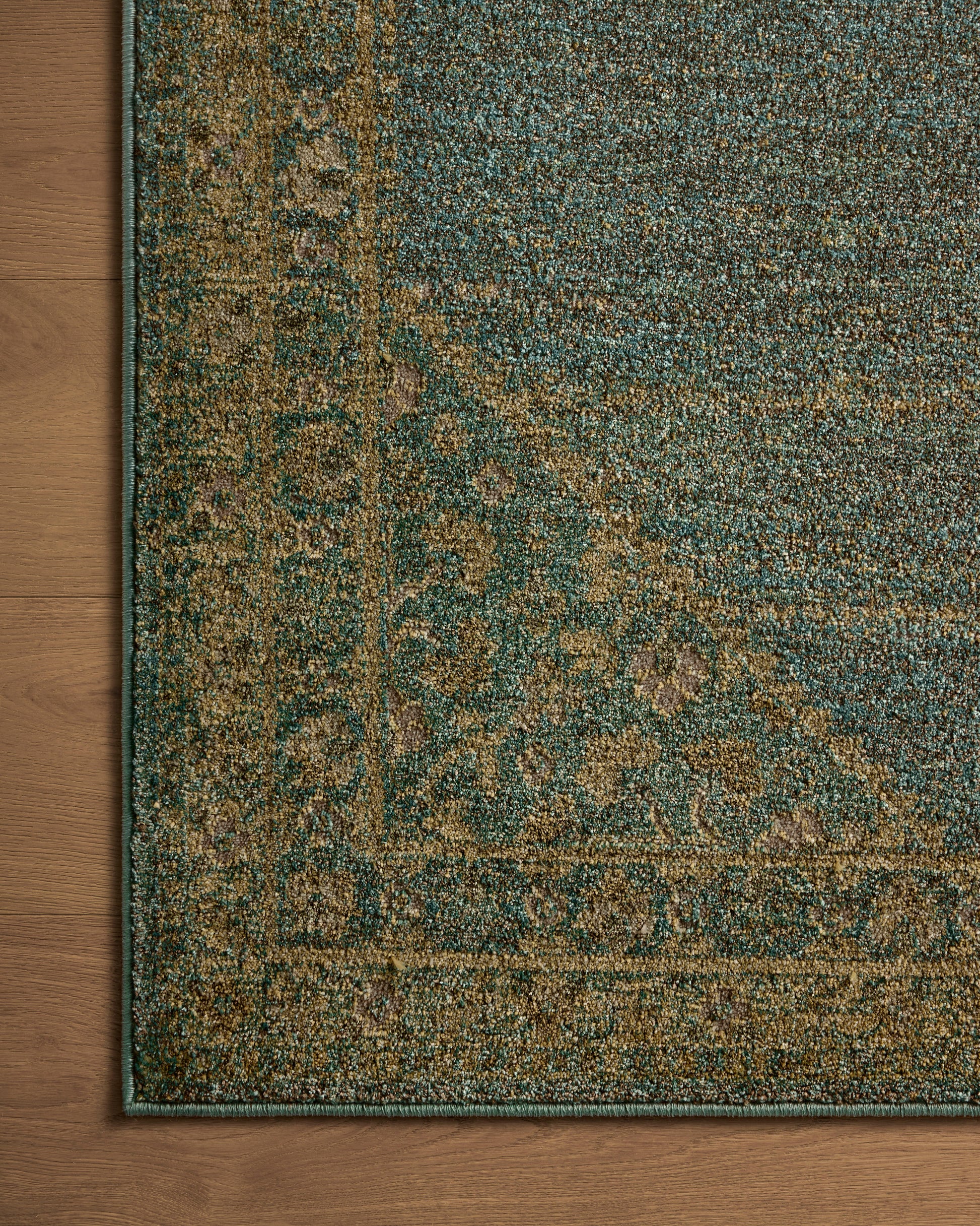 Magnolia Home Mona 04 Aqua / Wheat - Chapin Furniture