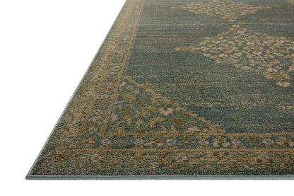 Magnolia Home Mona 04 Aqua / Wheat - Chapin Furniture