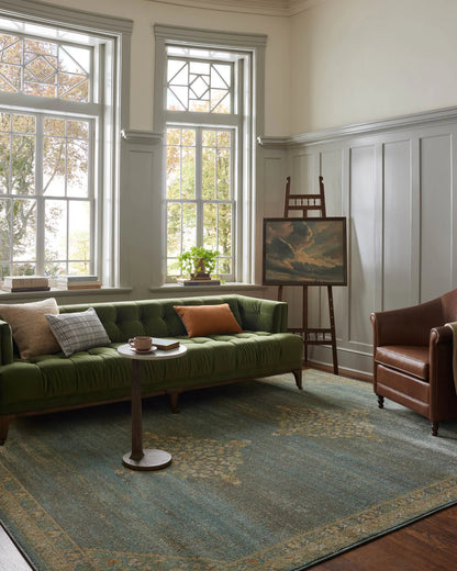 Magnolia Home Mona 04 Aqua / Wheat - Chapin Furniture