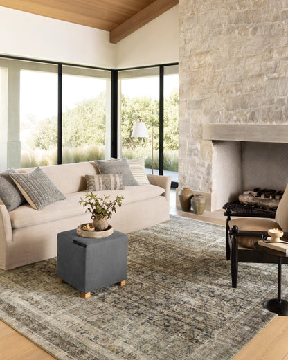 Amber Lewis Morgan 02 Navy / Sand - Chapin Furniture