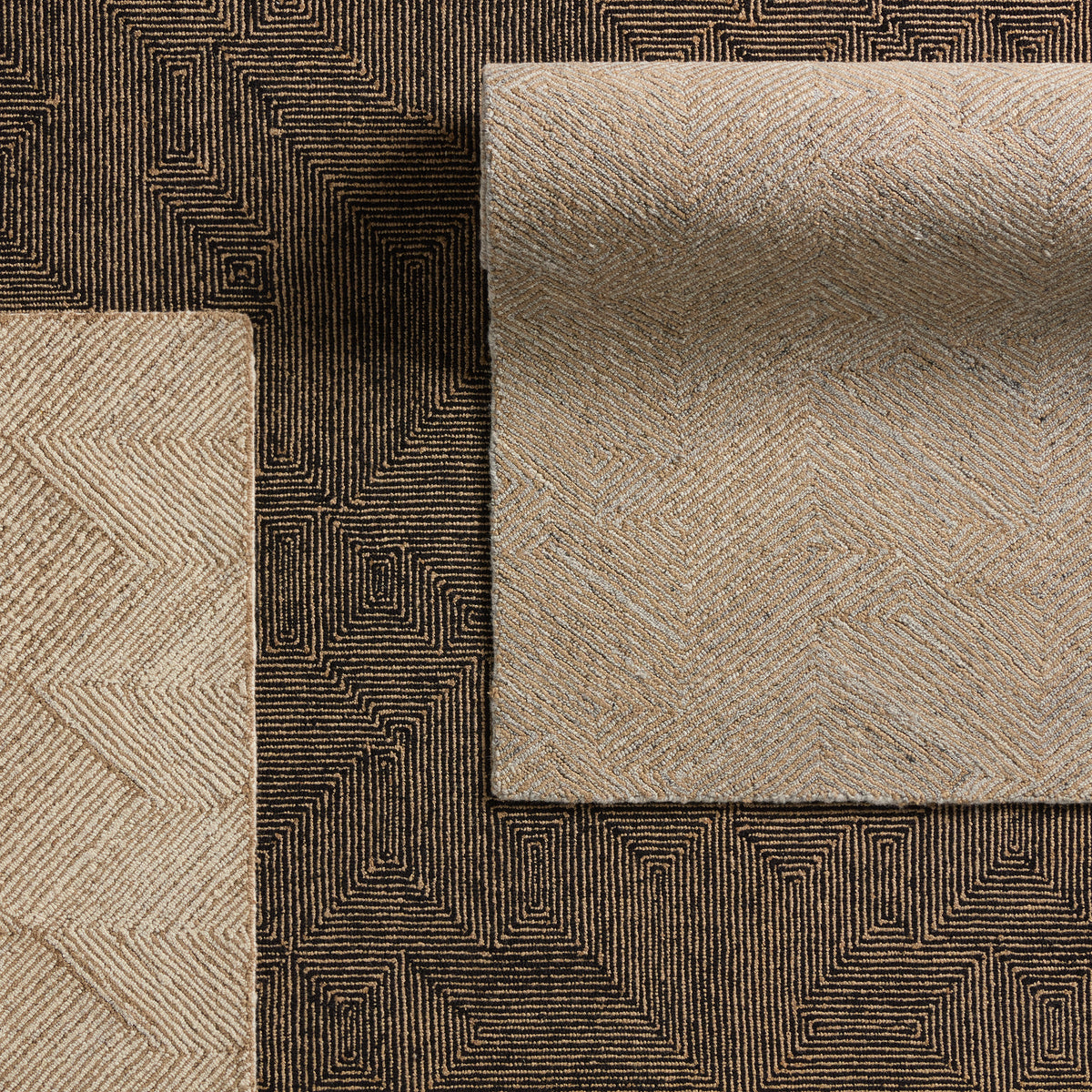 Mercia Friesian MRC03 Tan/Gray Rug - Chapin Furniture