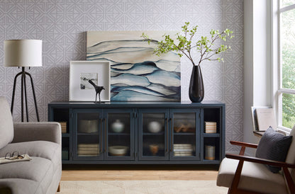 Tatum 84" Console With 4 Doors - Chapin Furniture