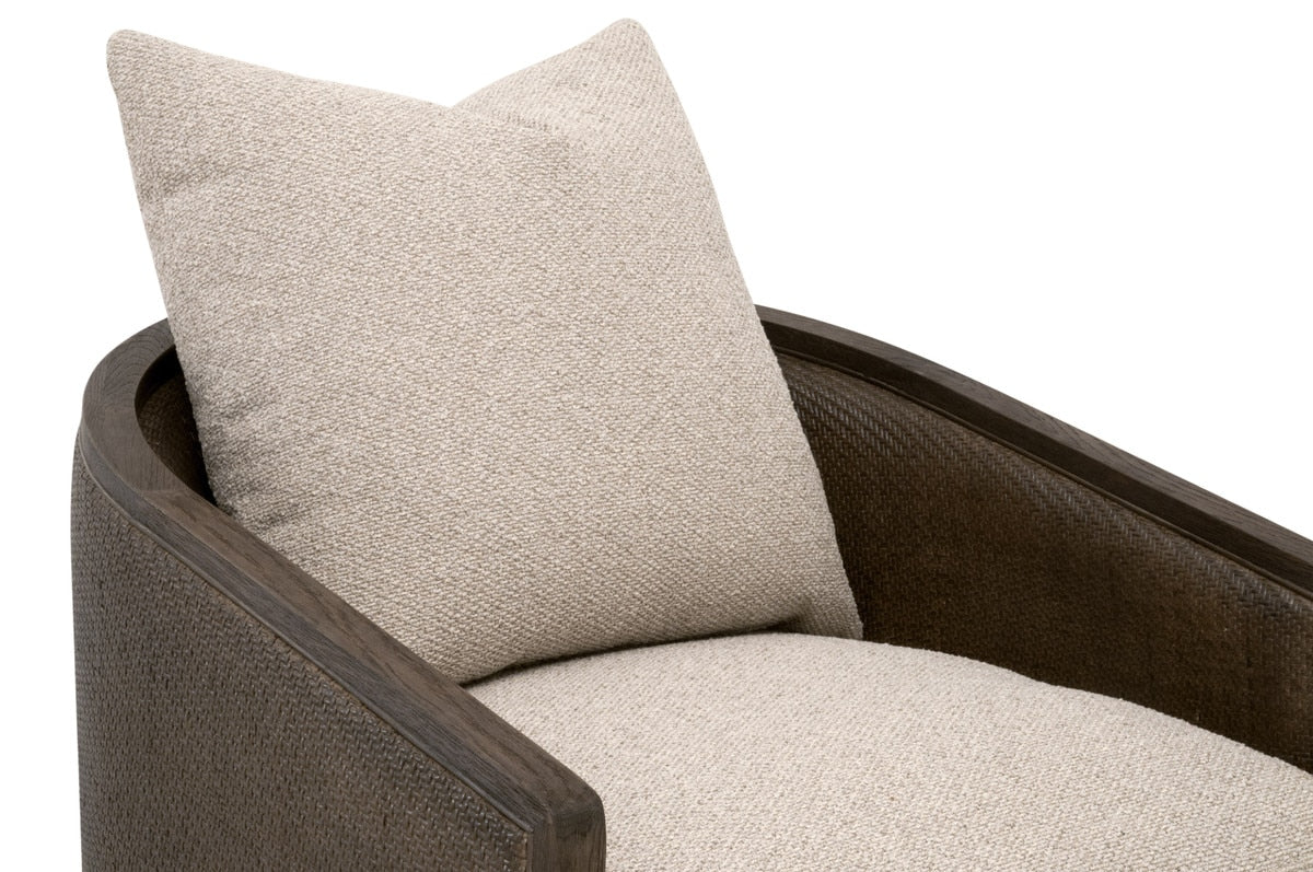 McGuire Swivel Club Chair